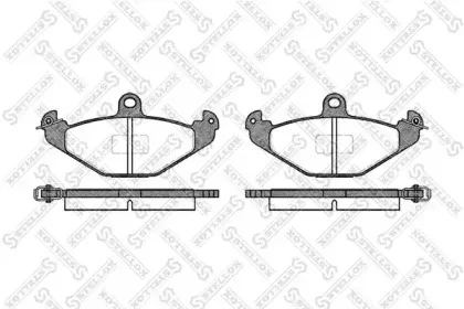 356 000B-SX STELLOX Комплект тормозных колодок, дисковый тормоз
